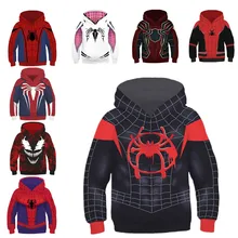 Spider-Man: Into the Spider-Verse Miles Morales Gwen Hoodie Anime Spider Man Sweatshirts Cosplay Costume Men Women Clothing
