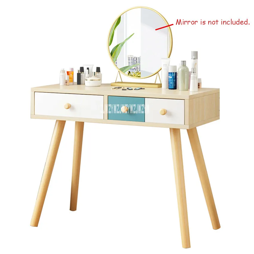  B2507 Bedroom Furniture Modern Dresser Manmade Board Solid Wood Leg Dressing Table Creative Toilet  - 33051547475