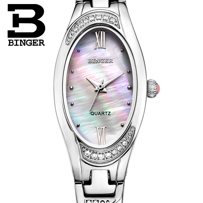 Prix pour Suisse binger relogio feminino femmes montres de luxe de quartz saphir acier inoxydable plein montres b-3022l Prix pour Suisse binger relogio feminino femmes montres de luxe de quartz saphir acier inoxydable plein montres b-3022l