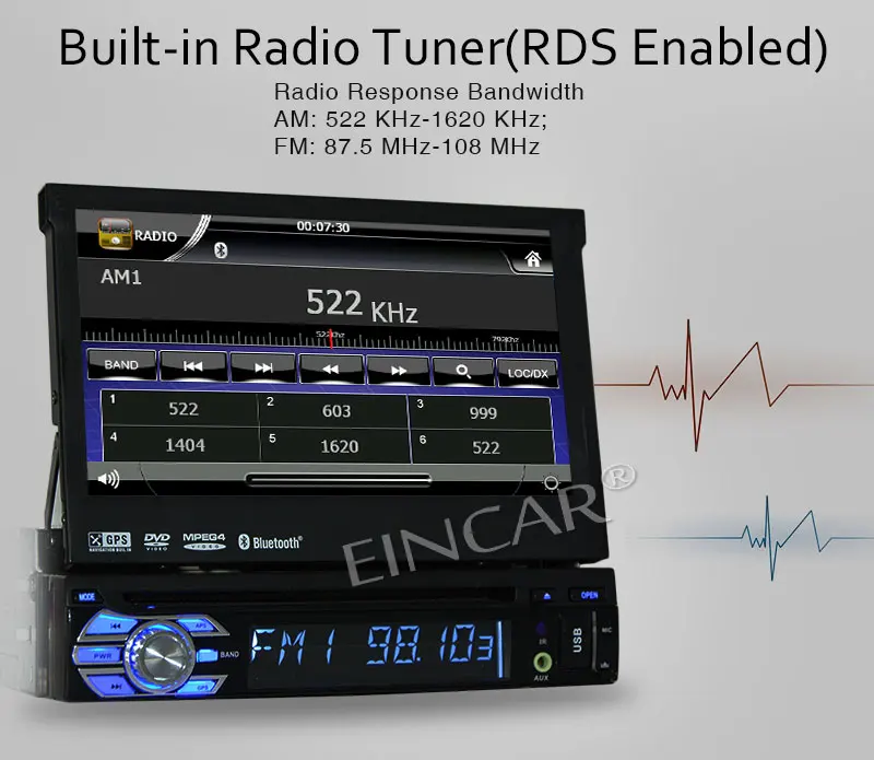 Perfect 7 Inch Digital Touch Screen Universal 1 din Car Autoradio Stereo Headunit Support FM AM RDS USB SD Multimedia Player Headunit 11 Perfect 7 Inch Digital Touch Screen Universal 1 din Car Autoradio Stereo Headunit Support FM AM RDS USB SD Multimedia Player Headunit 11