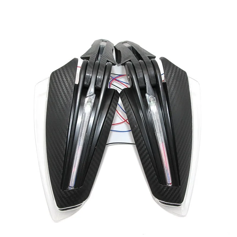 

Mayitr 7/8" Universal Motorcycle Handguards Hand Guard Protector With LED Turn Signal Light