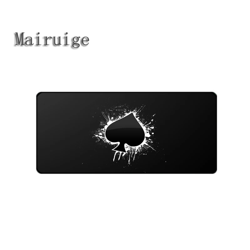Mairuige Poker cards Style Game Popular Gaming Mouse Pad card Series Mousepad Pc Laptop Table Desk Mats Large Size Diy