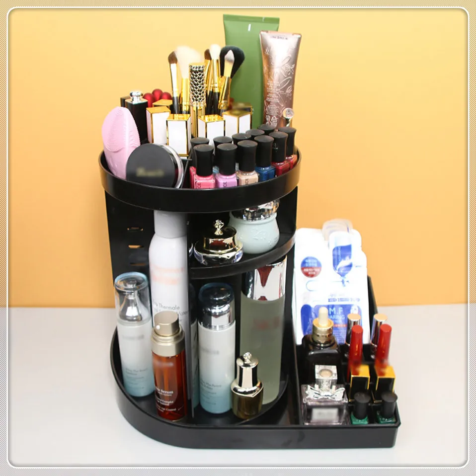 3 makeup organizer box