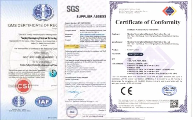 CERTIFICATES