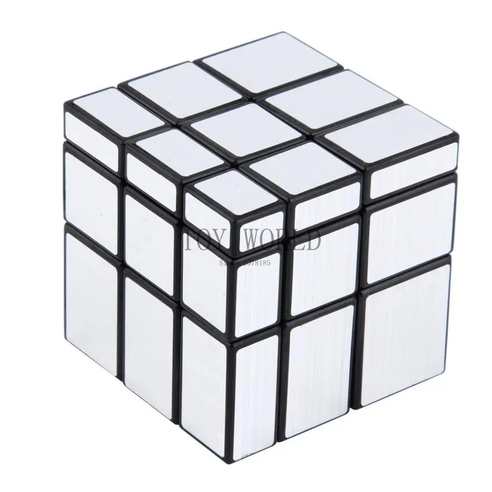 Лидер продаж 3x3x3 зеркало блоки серебряные блестящие Cubo Волшебная Головоломка