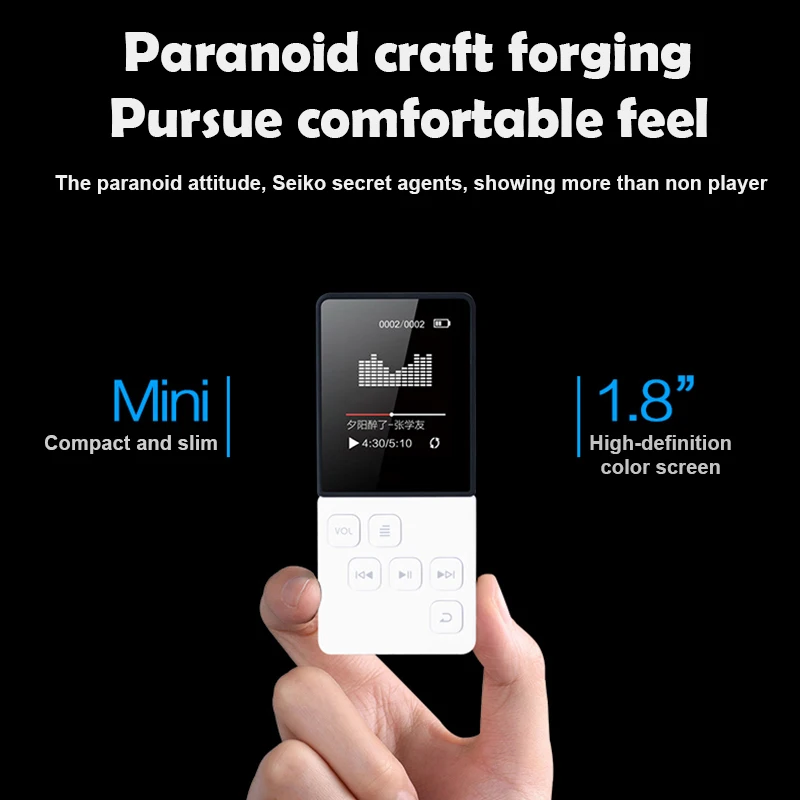 Sharee зоны G9 MP3 плееры построить в Динамик плеер fm радио Walkman просмотру Фотографий 8
