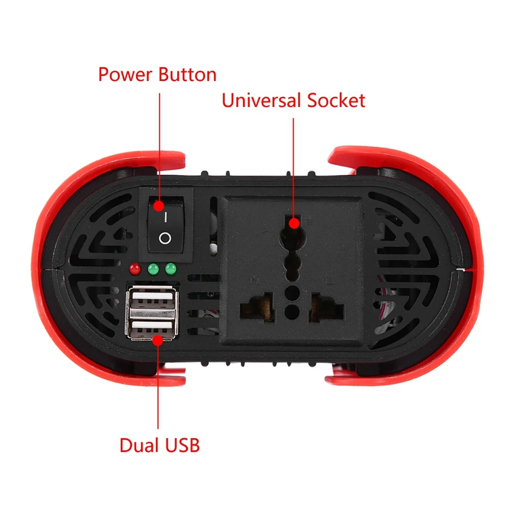500 W фары для автомобилей Мощность инвертор USB Зарядное устройство адаптер с модифицированным синусом 12 V постоянного тока до 220 V Напряжение конвертер автомобилей араба Аксесуар Н