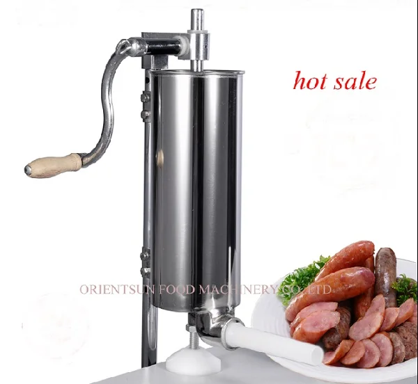 Ручной вертикальный колбасный шприц 3л для сосисок машина производства колбасы |