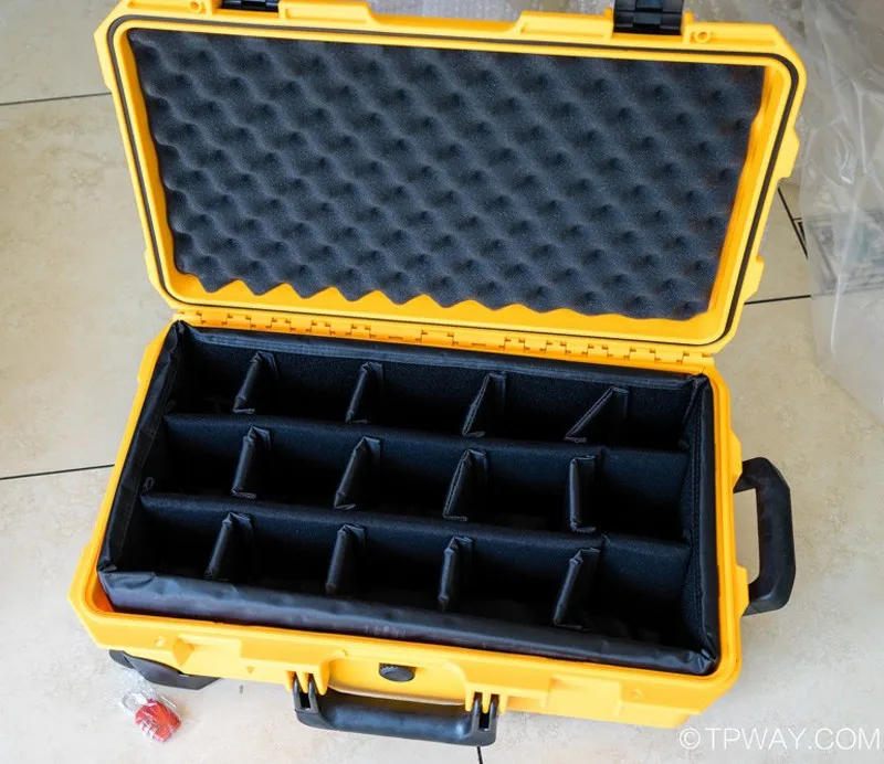 510*290*195 мм водонепроницаемый чехол на колесиках чехол для инструментов защитный чехол для камеры коробка для оборудования с предварительно вырезанной пеной