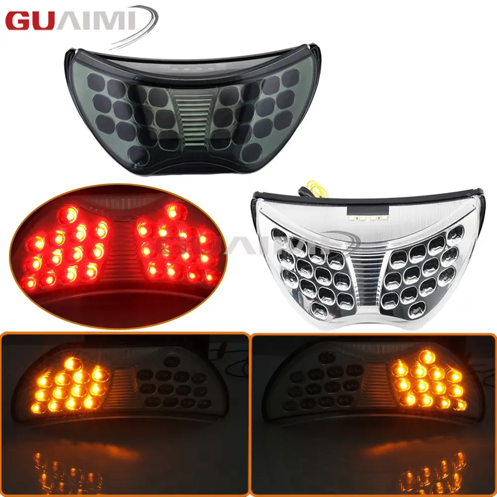 

Для HONDA CBR600F4 CBR 600 F4 1999 2000 CBR600 мотоциклетные задние светильник тормозной поворотники Интегрированный Светодиодный светильник