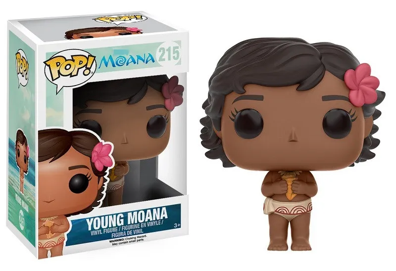 Funko pop официальные фильмы: Moana-Moana& PUA, Young Moana, MAUI Виниловая фигурка Коллекционная модель игрушки с оригинальной коробкой