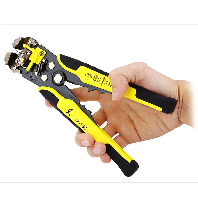 

Wire Stripper Cable Cutter Crimper Wire Pliers JX1301 Automatic Multifunctional TAB Terminal Crimping Stripping Pliers Tools
