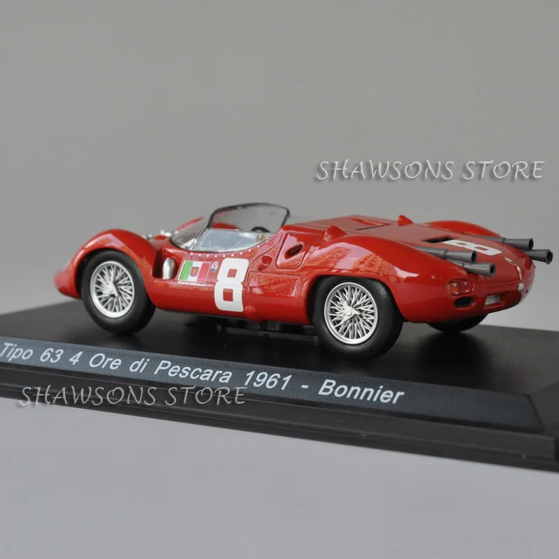 Модели Лео игрушки 1:43 винтажный гоночный автомобиль Maserati Tipo 63 4 Ore di Pescara копия