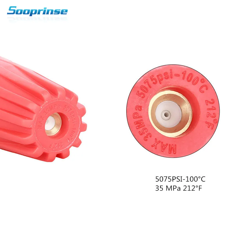 Sooprinse Universal Pressure Washer Turbo Nozzle for High Pressure Outlet Fitting Rotary ,1/4 inch Quick-Connect 5000 PSI 2019