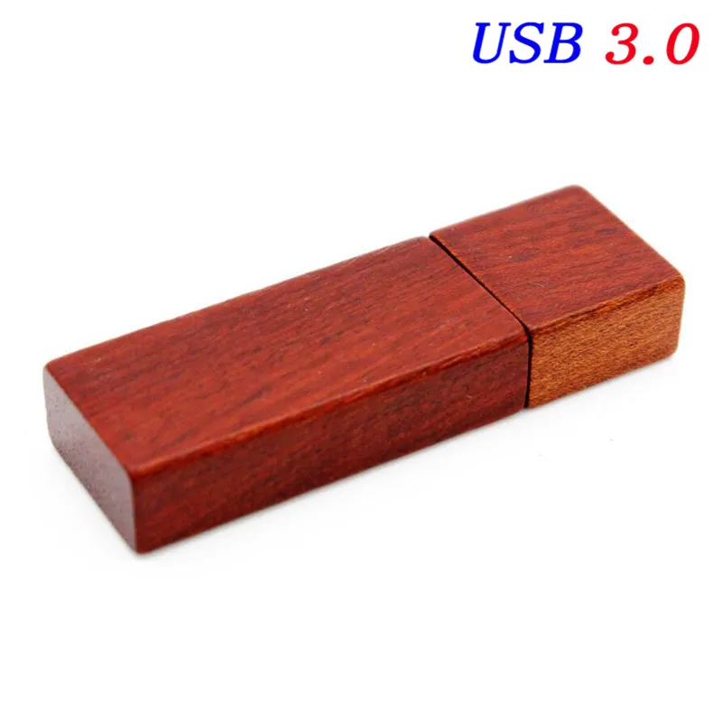 JASTER Высокоскоростной USB 3,0 Пользовательский логотип деревянная флеш-карта usb флеш-накопитель Флешка 4 ГБ 8 ГБ 16 ГБ 32 ГБ 64 ГБ U диск свадебный подарок - Цвет: Rose wood