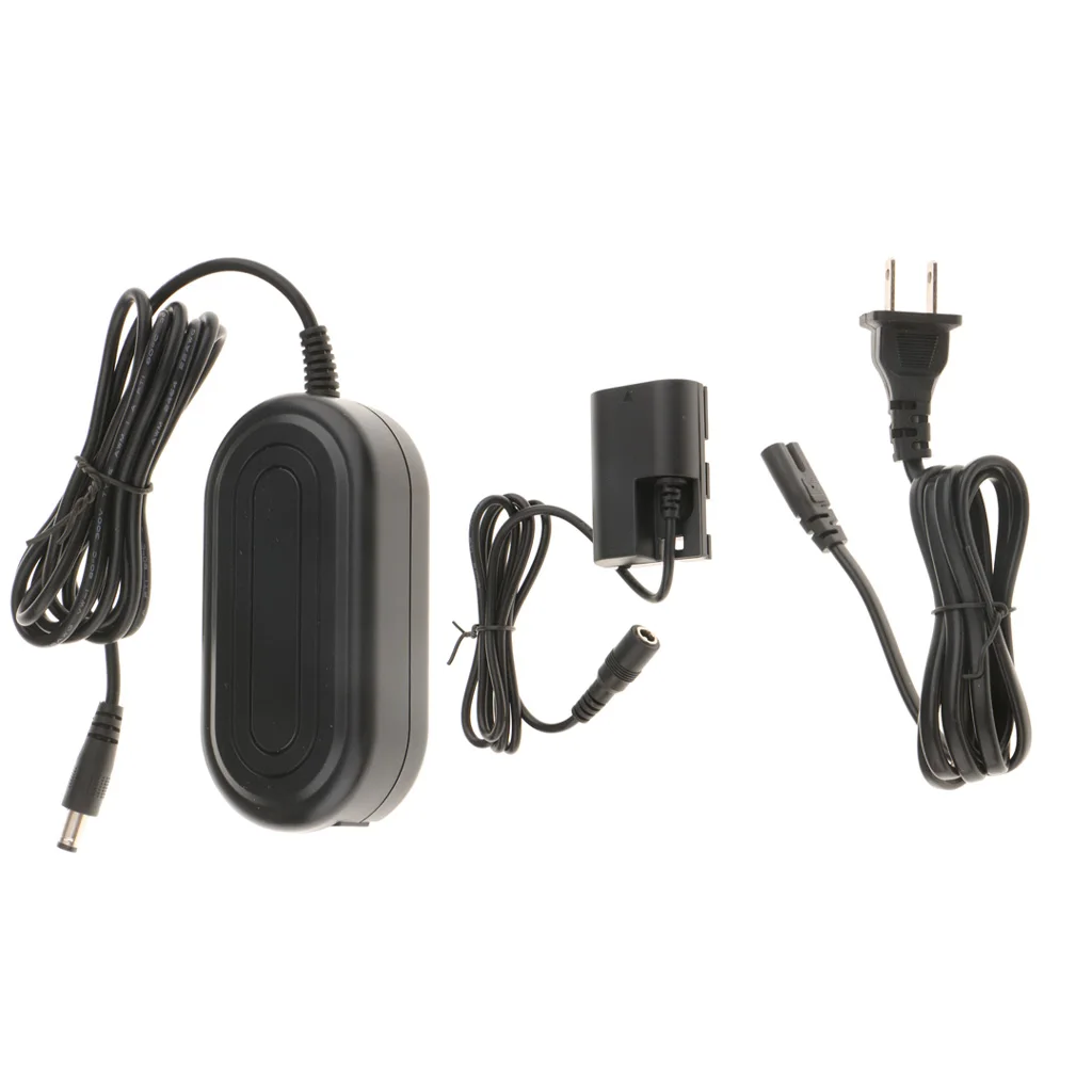 ACK-E6 AC Power Adapter + DR-E6 DC Coupler Dummy Battery for Canon EOS 60D 6D 7D 5D Mark II III 5D2 5D3 Camera