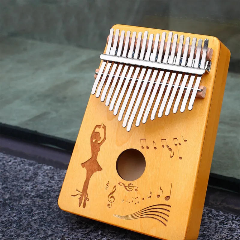 17 клавиш на палец Kalimba Mbira Sanza большой пианино карманный размер клавиатура с