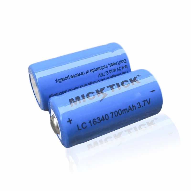 MJKCYZ 3 7 V 700mAh литий ионный аккумулятор 16340 CR123A аккумуляторные батареи батарея CR123