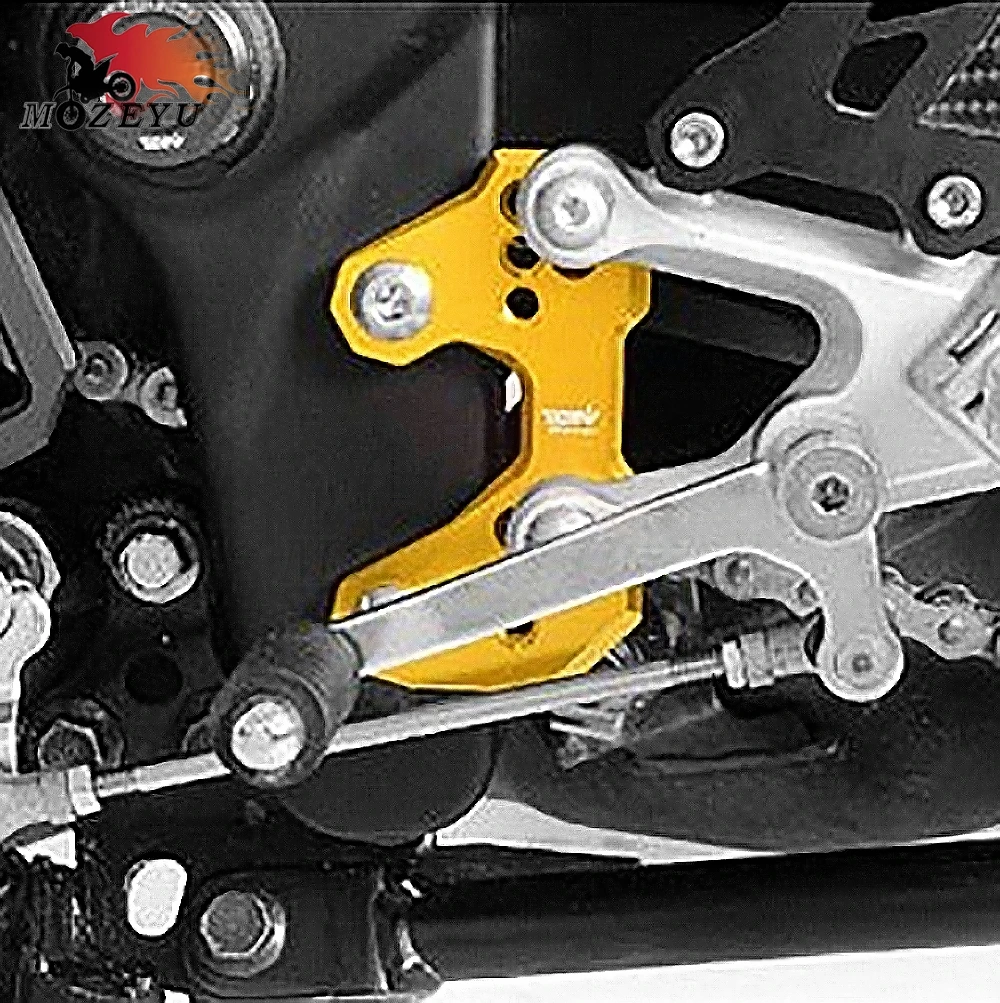 Мотоцикл Rearset сзади Замена базы Монтажный Кронштейн пластина с ЧПУ для Yamaha yzf-r3 YZF R3 MT-03 MT 03 MT03 2015 2016 YZFR3