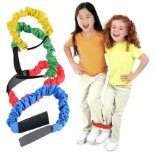 BOHS на трёх ножках 3-Legged диапазон гоночного ремня эластичный галстук веревка заднего двора релейная игра Вечерние игры 4 шт. в упаковке