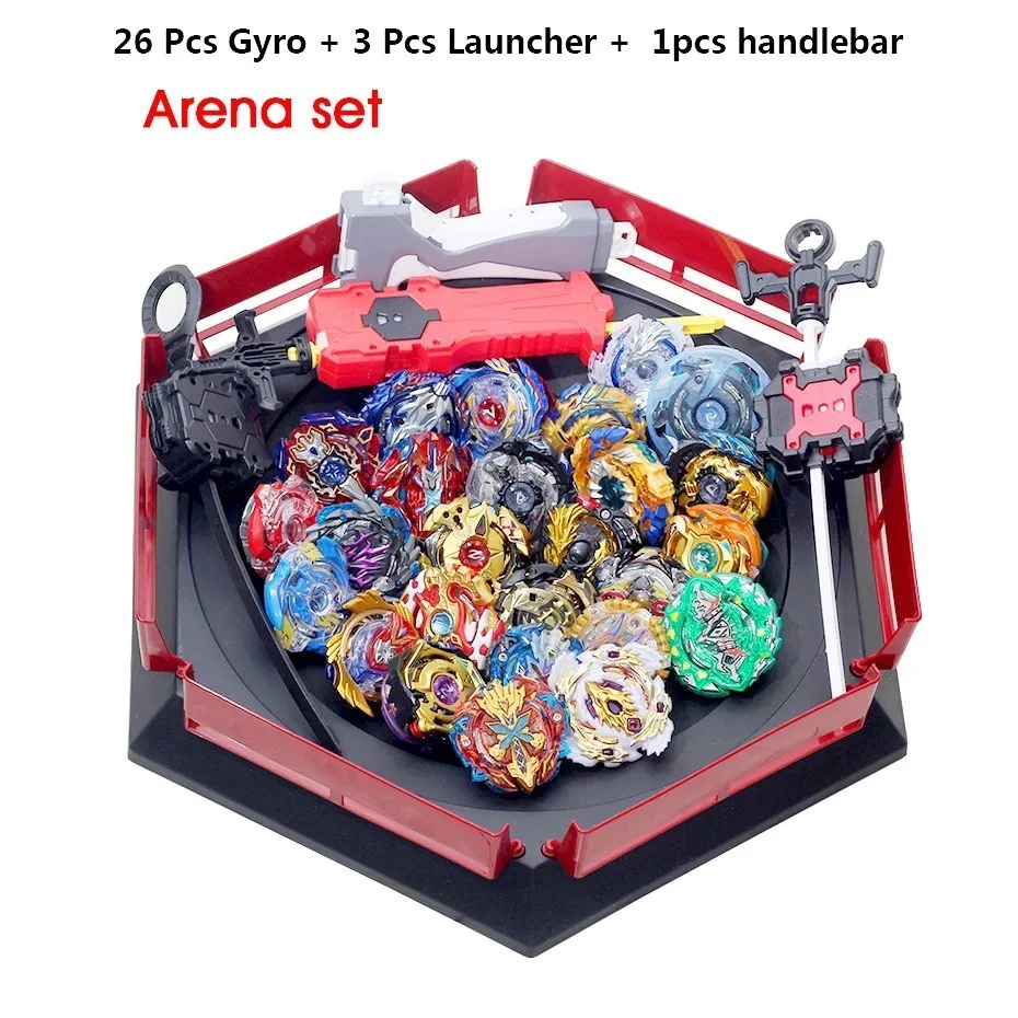 Все топы набор метателей Beyblade Gt God Bey Blades Blast Burst высокая производительность Fight Top Toys дети Bables Bayblade Arena Новые