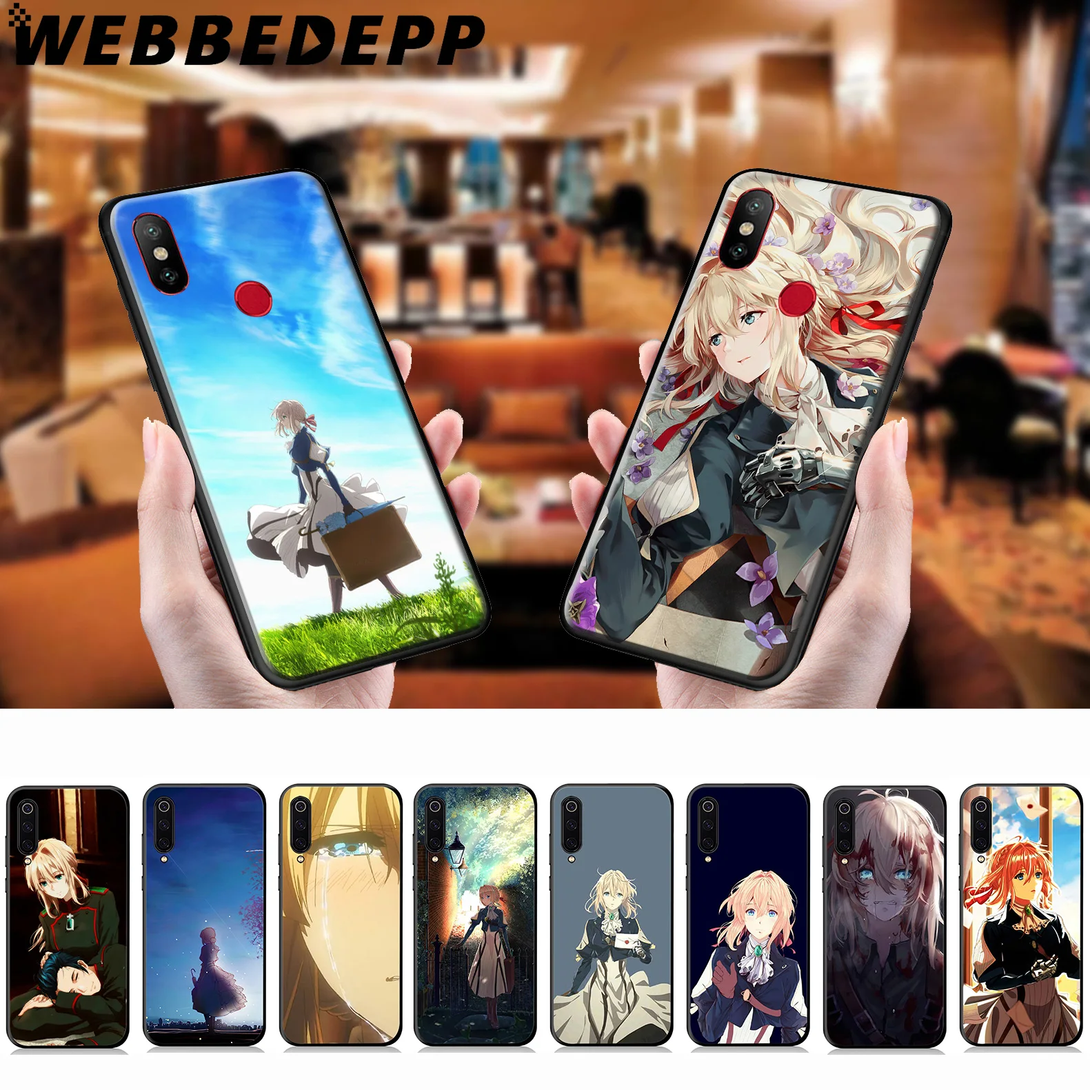 

WEBBEDEPP Violet Evergarden Anime Soft Case for Xiaomi Mi 9T 9 8 SE 6 A1 A2 A3 Lite MiA1 MiA2 MiA3 Mi F1 MAX 3 Mi8 CC9E CC9