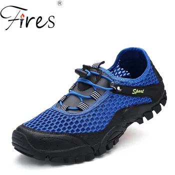 

Fires Men's Summer Hiking Shoes Outdoor Comfortable Sport Shoes Zapatillas de Hombre Male Cool Breathale Climbing Shoes