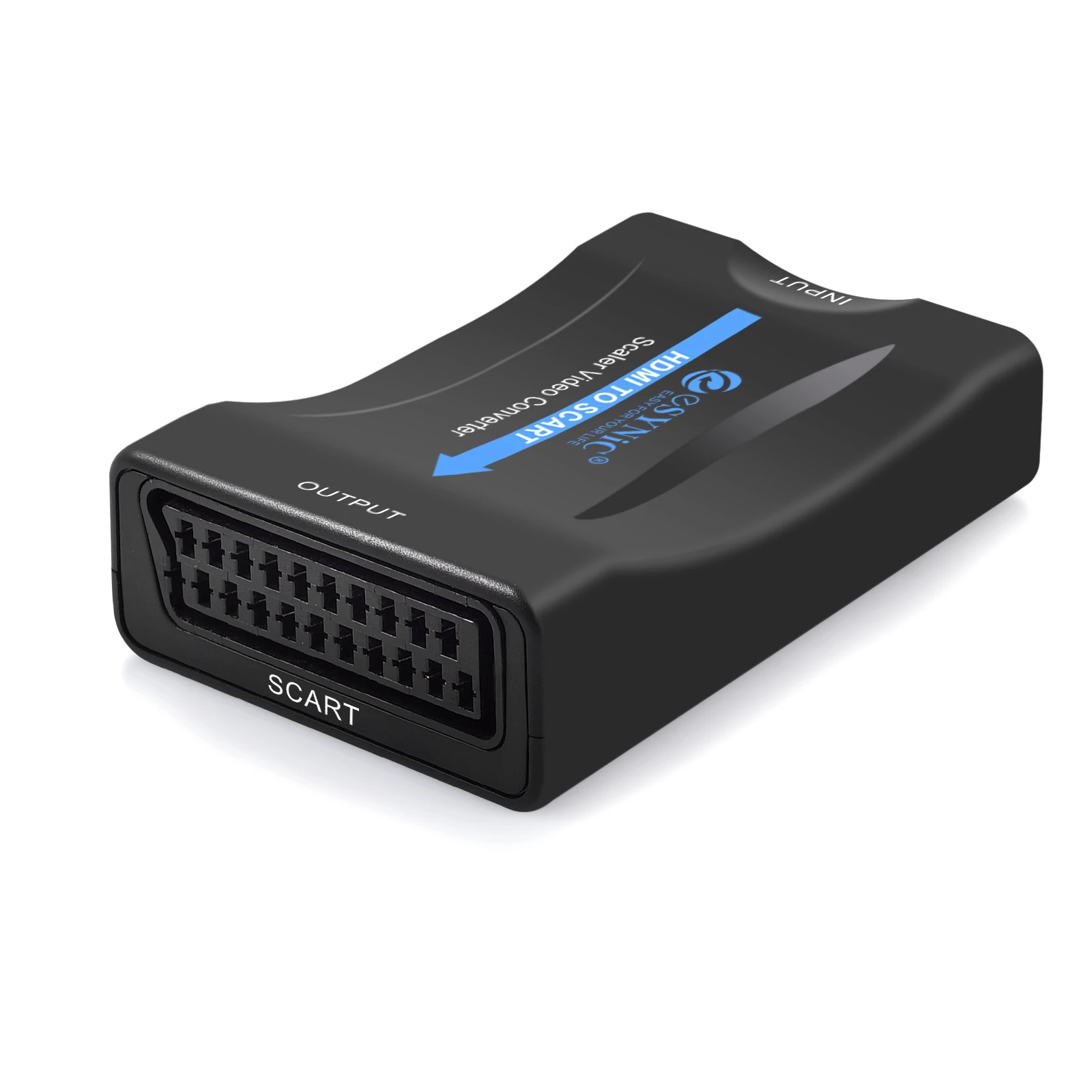 ESYNiC 5 в HDMI конвертер/переходник в scart с USB в DC кабель Поддержка NTSC PAL высококлассный адаптер сигнала Портативный Аудио видео конвертер