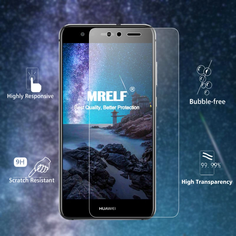 

Tempered Glass for Huawei P10 Lite Screen Protector on 9H 2.5D Phone Protective Glass for Huawei P10 Lite Tempered Glass Light