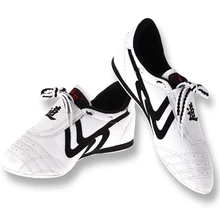 Белая дышащая профессиональная обувь для тхэквондо, унисекс, для тхэквондо, бокса, для кунг-фу, спортивная обувь, для занятий боевыми искусствами, обувь для детей и взрослых E