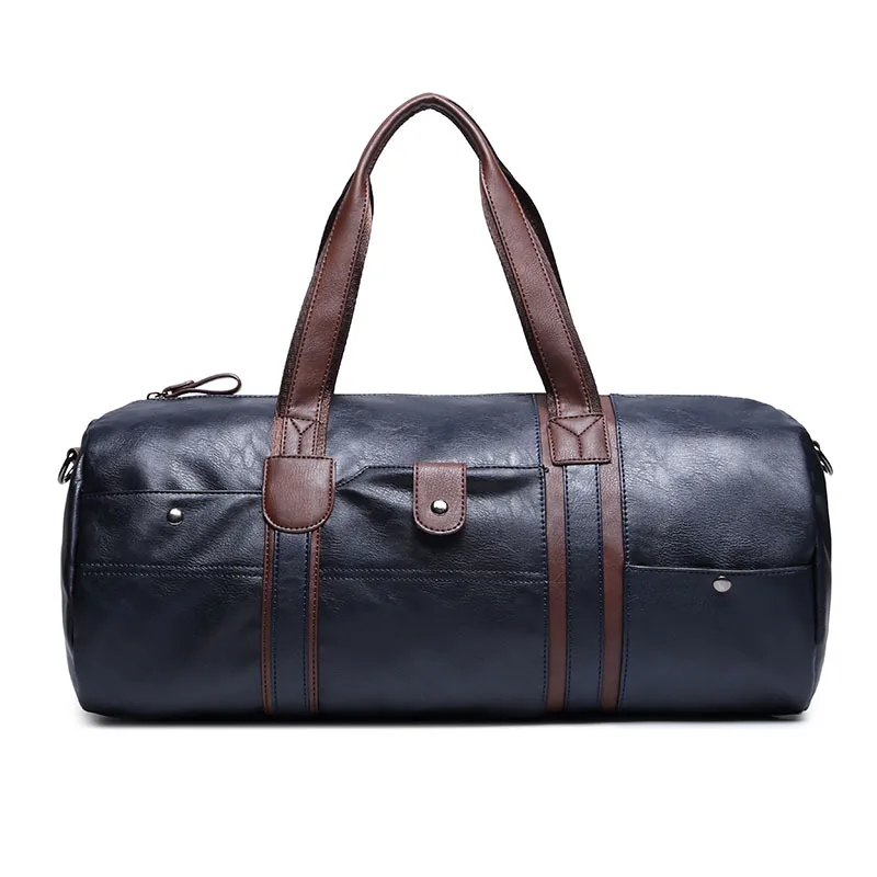 

Mens Handbag PU Leather Big Capacity Travel Bag Multi-function Crossbody Bags Men Shoulder Waterproof Vintage Handbag