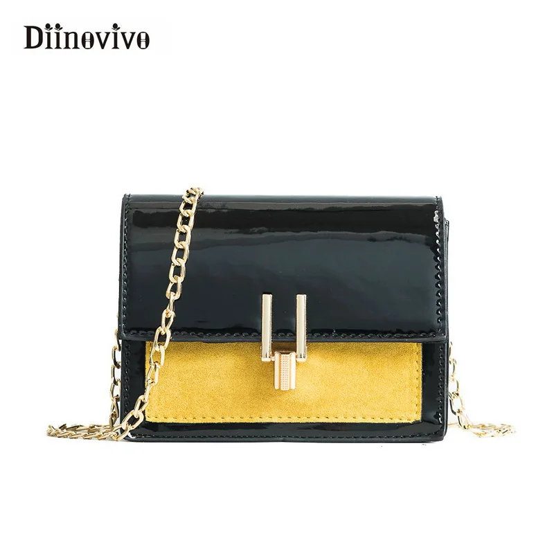 

DIINOVIVO New Fashion Luxury Handbags Women Bags Designer Crossbody Bags for Women Mini Chain Shoulder Bag Bolsos Mujer WHDV0427