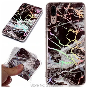 

C-ku Laser Marble Granite Soft TPU Case For Huawei Honor 7C 7X Enjoy 7S P20 PRO P8 P9 P10 P9 LITE 2017 MATE 10 RS Skin 100PCS