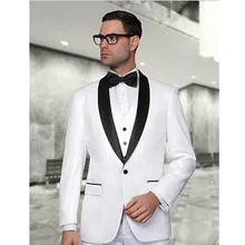 groom wedding suits men tuxedo white custom made suit for man 2017 fashion 2017 dress beach formal wear high quality
