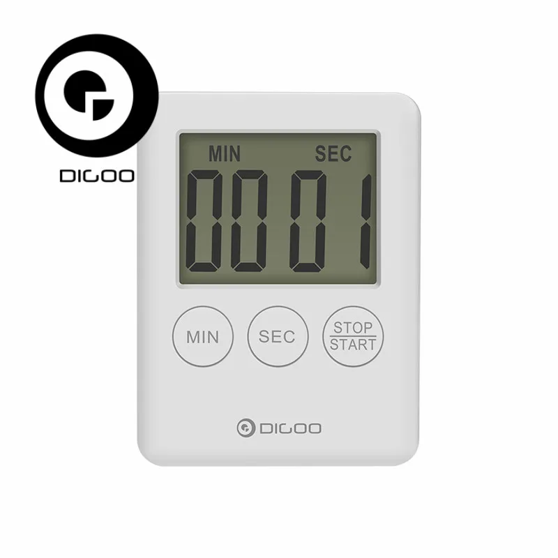 Цифровой кухонный мини таймер Digoo с ЖК дисплеем и магнитной обратной связью