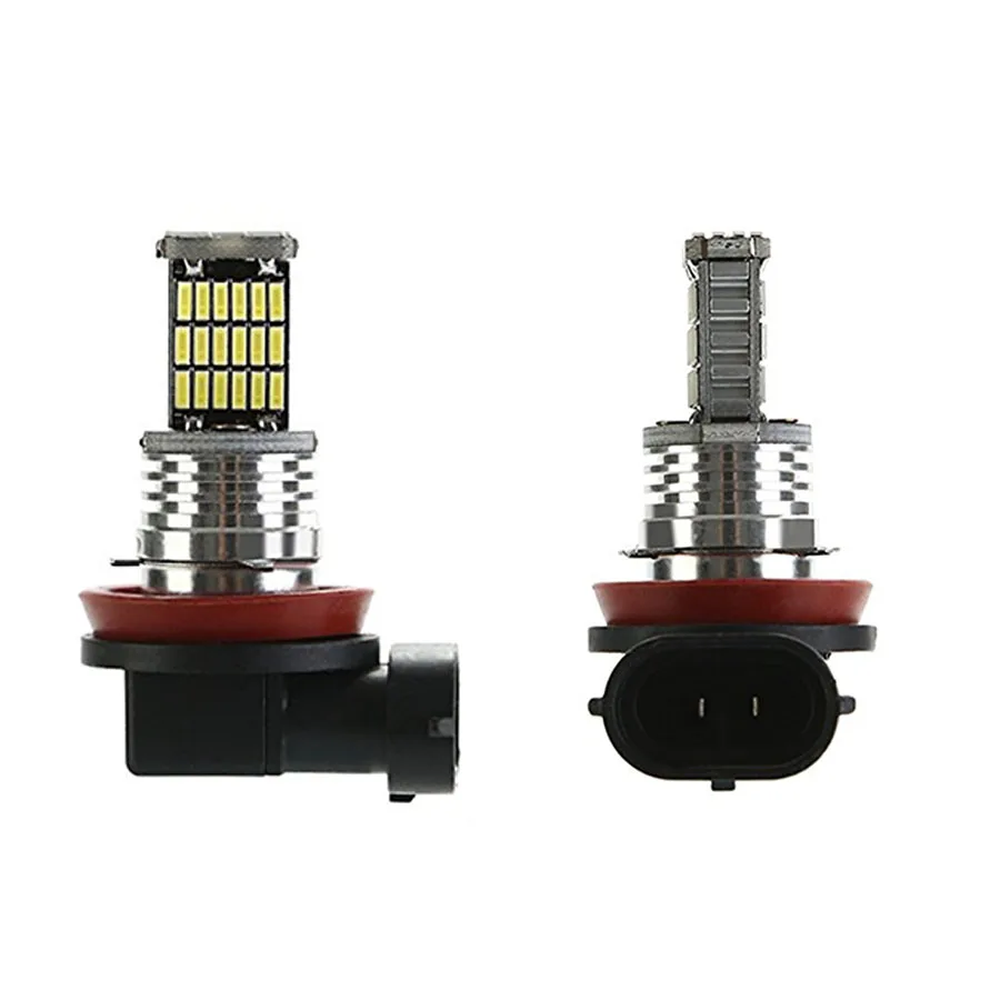 2Pcs H8 H11 H9 6000K Fog Lights White Auto Lamp Super Bright 4014 45SMD 45LED | Автомобили и мотоциклы