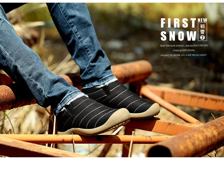 IPCCM/Новинка года; мужские зимние ботинки; мужские теплые непромокаемые ботинки; Мужские Зимние ботильоны; большие размеры 45-46