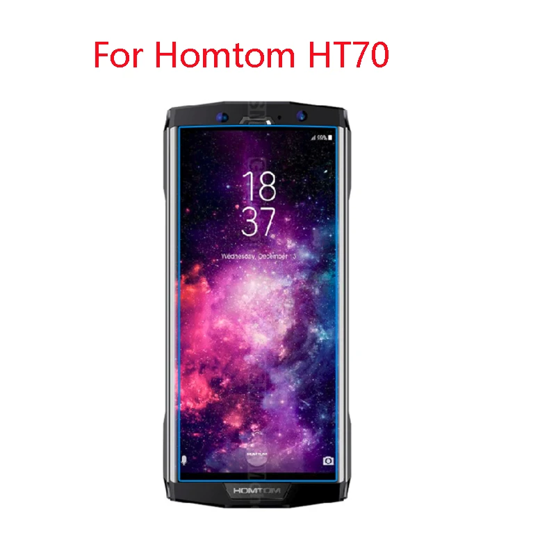 2-Pack) 9H гибкий стеклянный протектор экрана для HOMTOM ZOJI S12, Z9, 11,8, 33, S99i, HT70, 26,16, 10,8, 6,3 - Цвет: For HomTom HT70