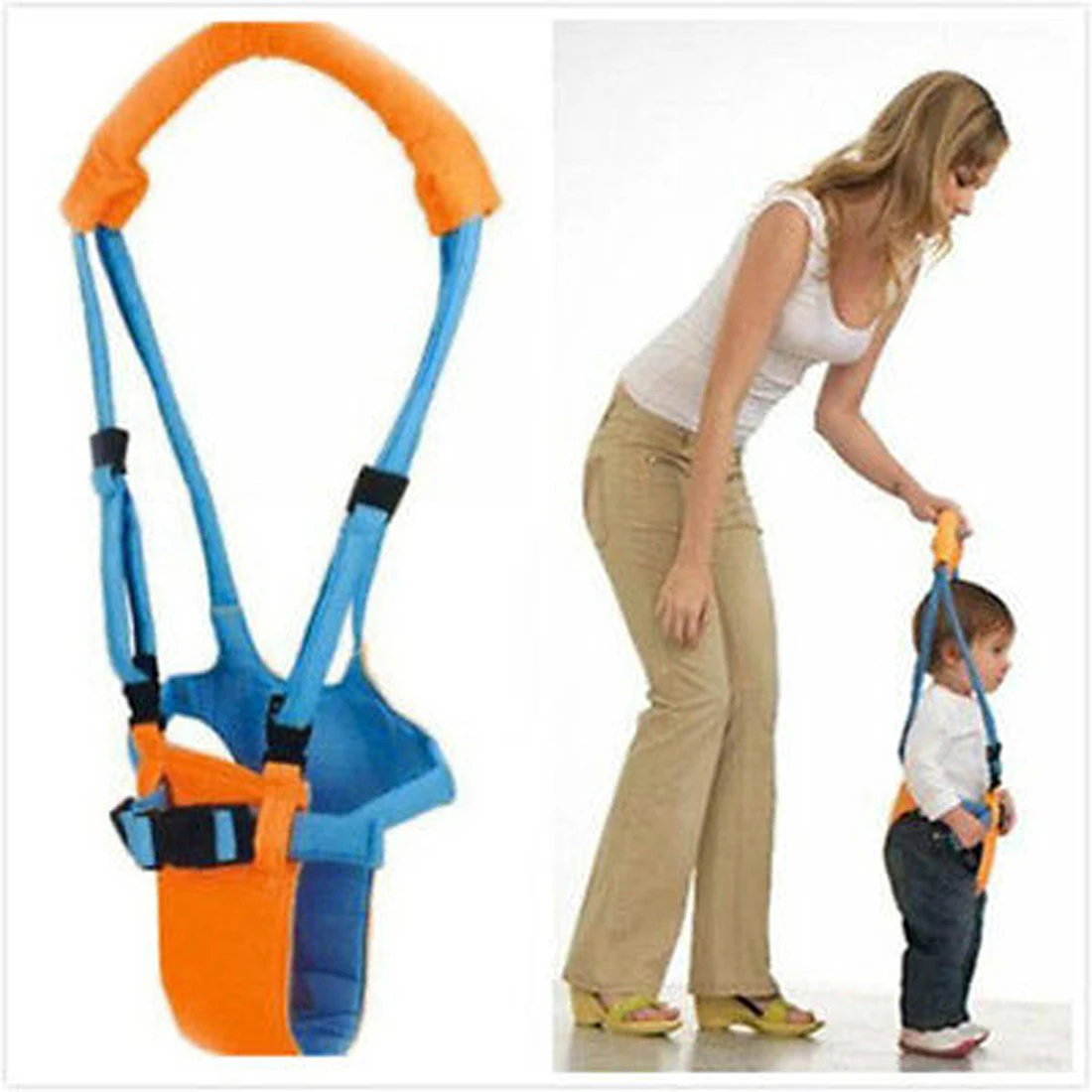 Kid Baby Infant Toddler Harness Walk Learning Assistant Walker Jumper