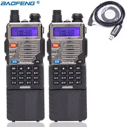 2 шт. Baofeng рация UV-5RE 8 Вт мощный ФИО Comunicador 10 км Long Range cb 8 Вт UV5RE для лес Сити Портативный Любительское радио