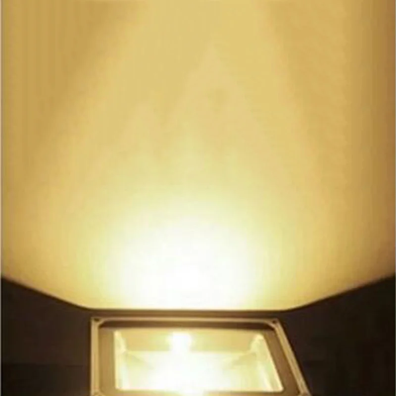 Светодиодный прожектор 10 Вт 20 Вт 30 Вт 50 Вт проектор отражатель Настенный светильник водонепроницаемый 220 В светодиодный COB Чип прожектор светильник Точечный светильник открытый светильник ing - Испускаемый цвет: Тёплый белый
