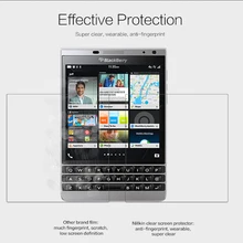 Новое поступление Nillkin HD прозрачное Экран протектор для blackberry паспорт серебряные издание anti-fingerprint защитная пленка