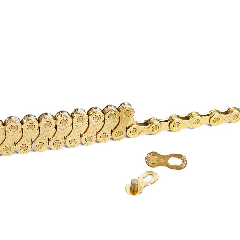 Discount ZTTO 11s 22s 33s 11 Speed MTB Mountain Bike Road Bicycle Parts High Quality Durable Gold Golden Chain for Parts K7 System 3 Discount ZTTO 11s 22s 33s 11 Speed MTB Mountain Bike Road Bicycle Parts High Quality Durable Gold Golden Chain for Parts K7 System 3