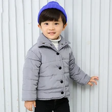 2017 Newest 2-7 Year Light Baby Girls Boys Cotton Jacket Coat Winter Autumn Warm Children Parkas Clothes Thick Coat Cheap Free