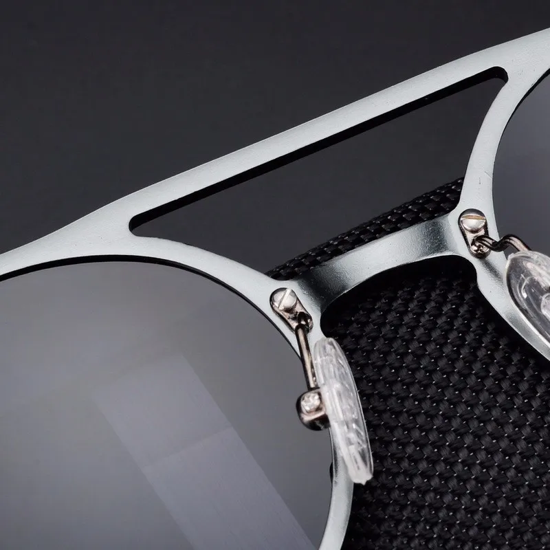 BARCUR Retro Aluminum Magnesium Sunglasses Polarized