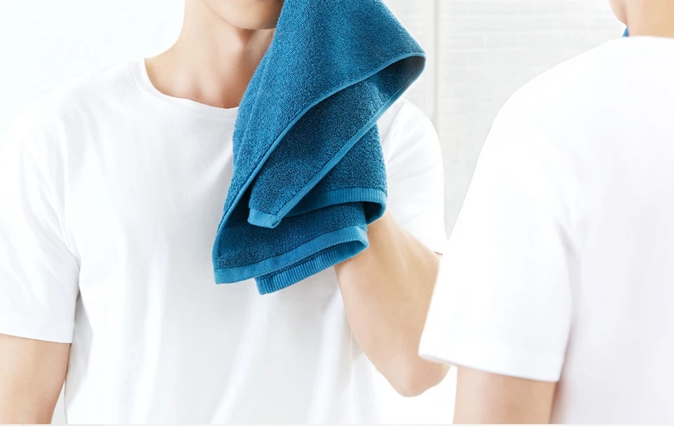 Original Xiaomi Youpin Towel Cotton Strong Water Absorption Sport Bath Wash Soft Towels Durable Skin-friendly Facecloth