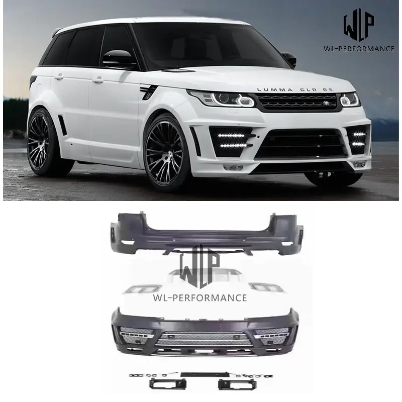 Высококачественный FRP Неокрашенный комплект кузова автомобиля передний бампер