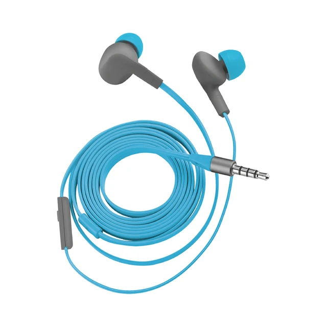 Гарнитура канальная Trust Aurus, цвет: синий