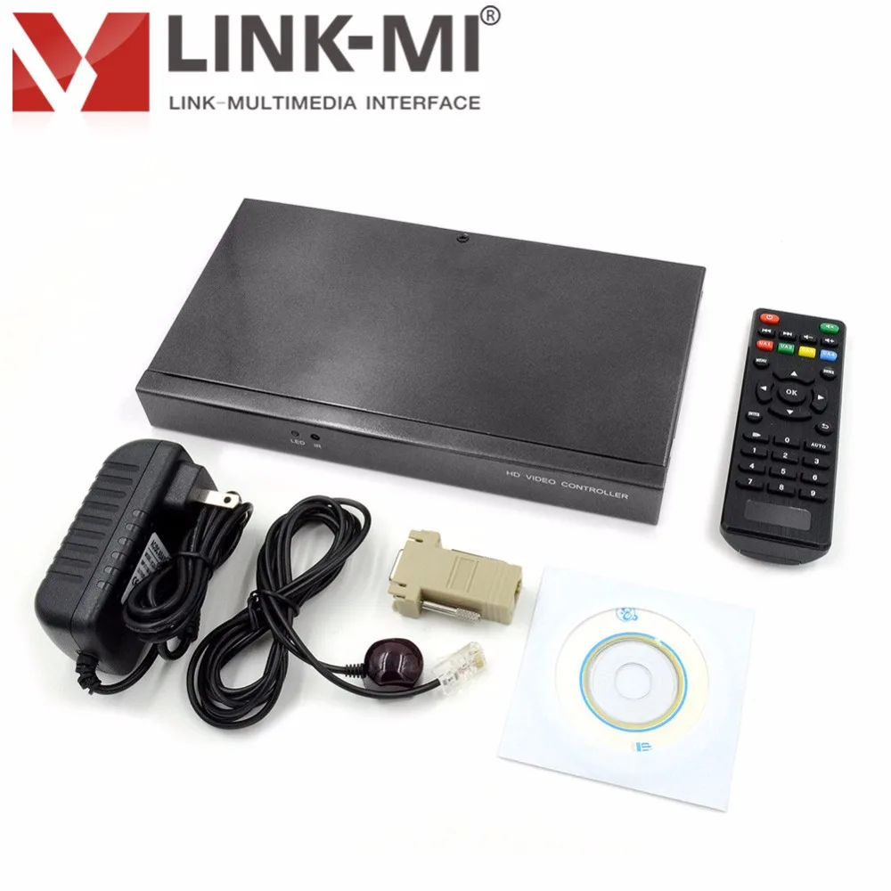 LINK-MI LM-WPS41 VGA HDMI USB CVBS audio vstup pro HDMI audio výstup HD video procesor Multifunkční přepínač