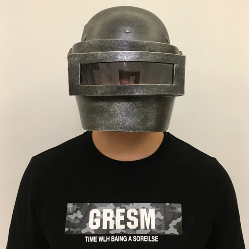 

Game PUBG Tonight To Eat Chicken Helmet Wearable Cos Mask 1:1 (LIFE SIZE) Plastic Action Figure Collectible Model Toy D332